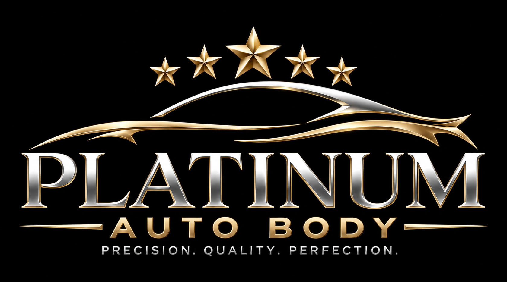 Platinum Auto Body logo